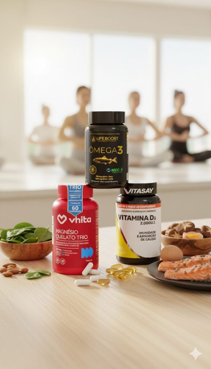 Suplementos e Nutrientes Essenciais na Menopausa